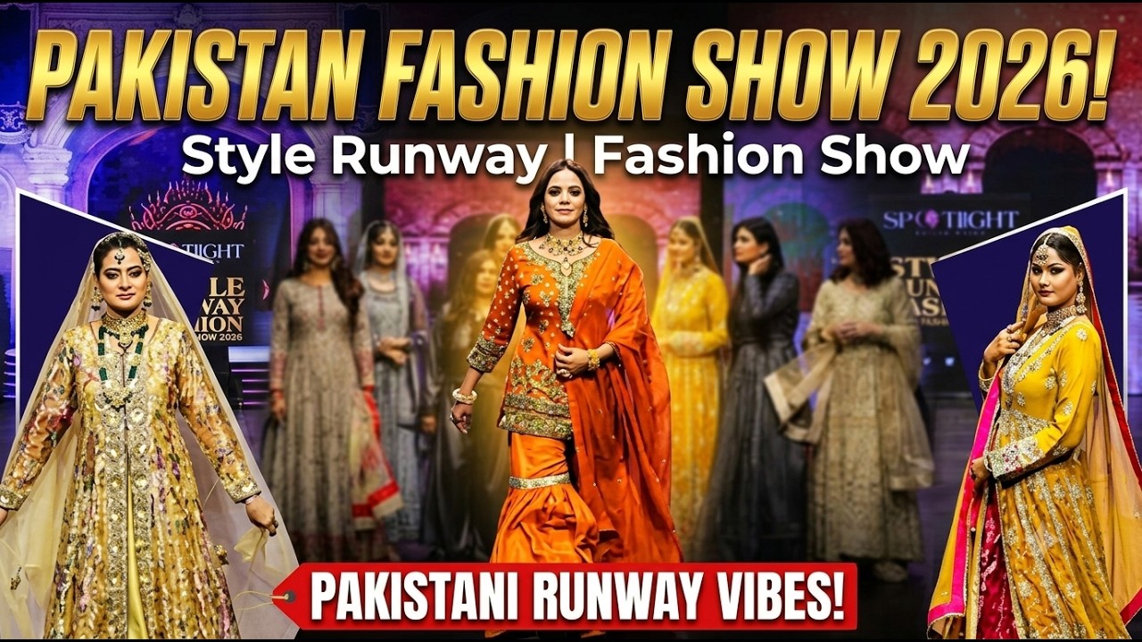 Style Runway Fashion Show Pakistan | Style Runway Fashion show Season 18 | Fashion Show 2026