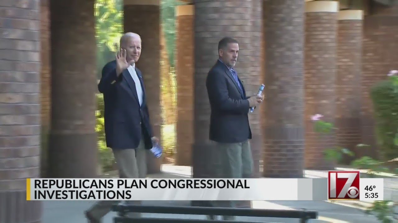 Republicans plan congressional investigations into President Biden and Hunter Biden, citing business