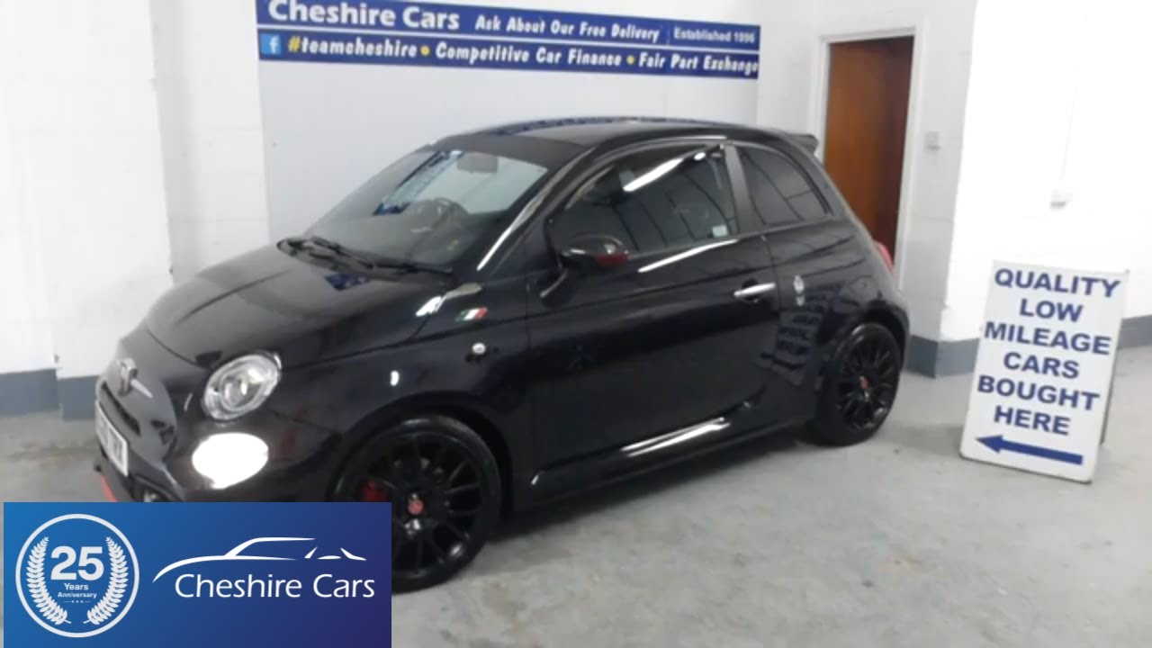 Used Abarth 595 Pista 70th Anniversary in Scorpione Black for sale in Crewe Cheshire