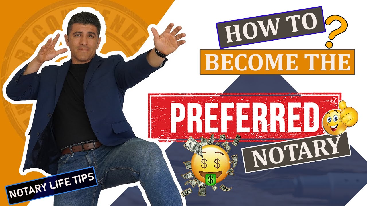 How To Become The Preferred Notary