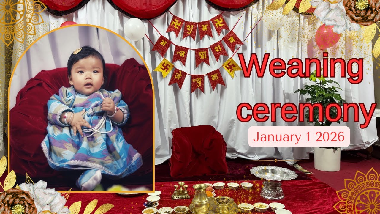 Zenyu xoriko pasni🍧 weaning ceremony in new year 2026 jan 1💕 family time 💖🥳 celebration vlog 19❤️