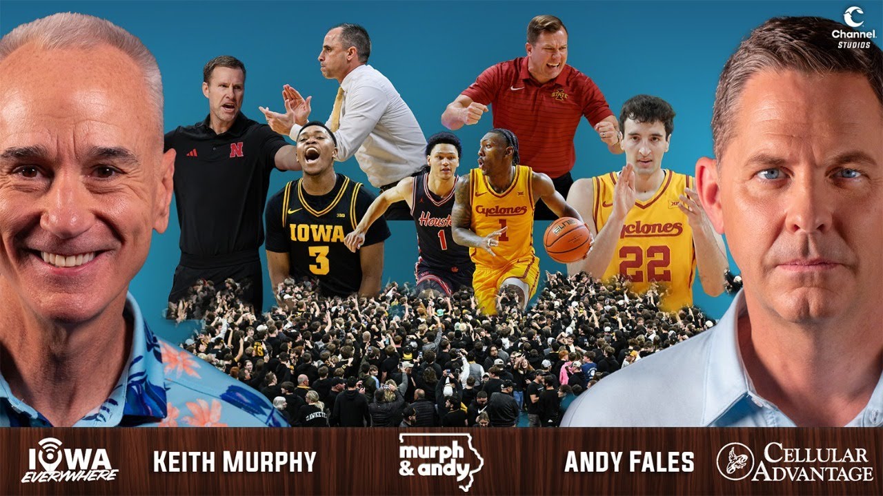 Hawkeye Court-Storming, Hoiberg Not Having It, 3 Days of Hilton Magic | Murph & Andy (Feb 18, 2026)