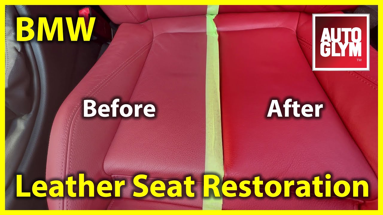 BMW Leather Seat Cleaning & Conditioning - Detailing Using Autoglym Products