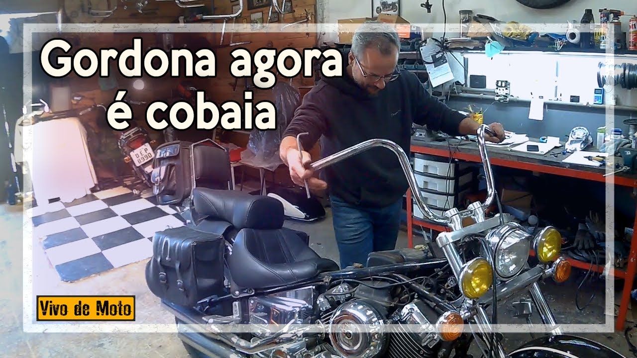 A Gordona é a cobaia oficial da Brown Chopper VDM 248 #vivodemoto