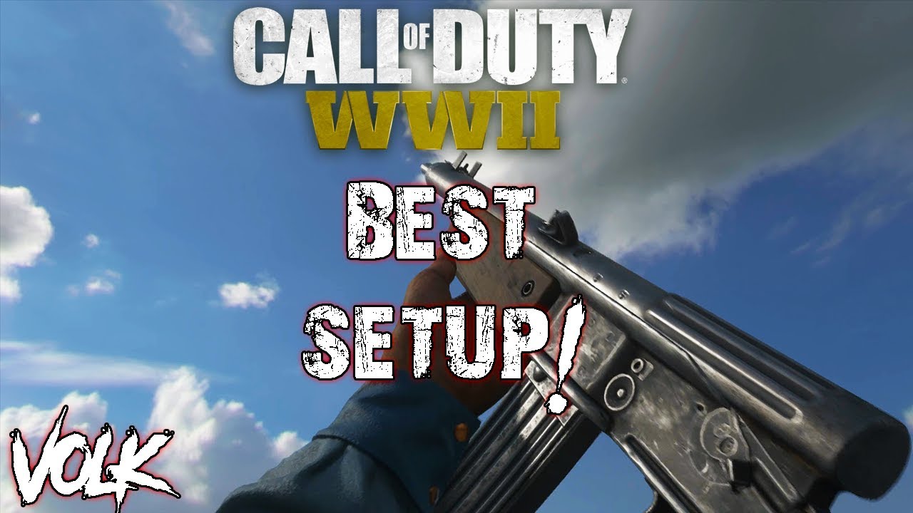 Call of Duty WW2 - VOLK Best class setup! BEST WEAPON IN COD WWII