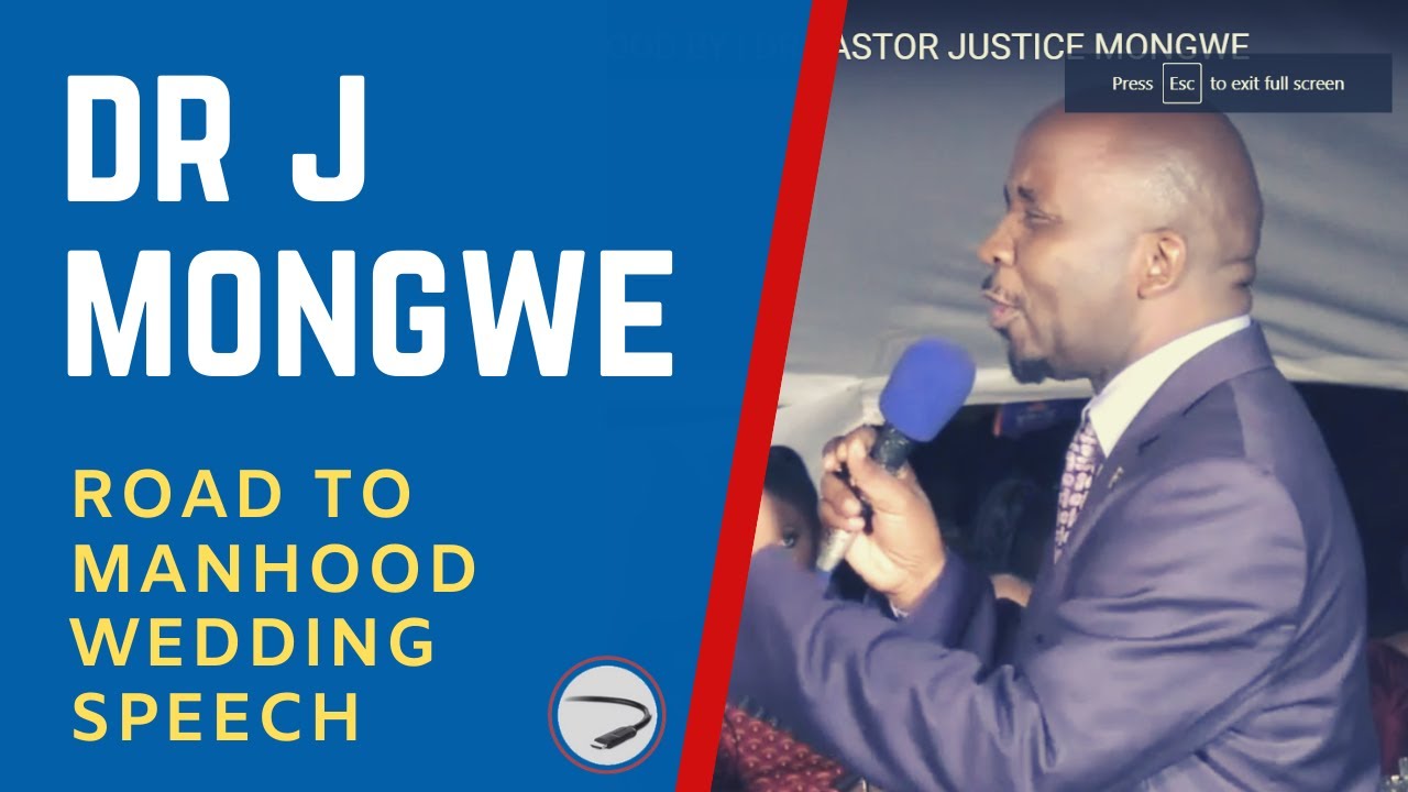 ROAD TO MAN HOOD BY  |  DR PASTOR JUSTICE MONGWE