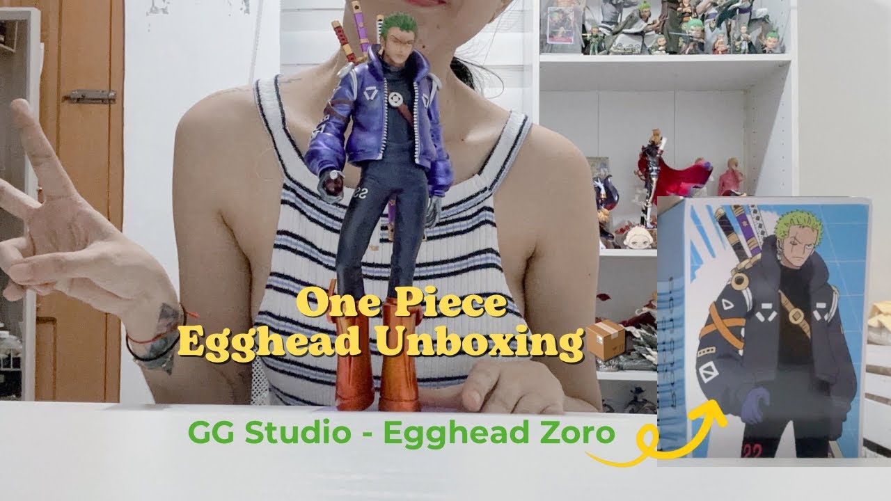 One Piece - 📦 Unboxing Egghead Zoro resin statue| GG Studios | Anime figure