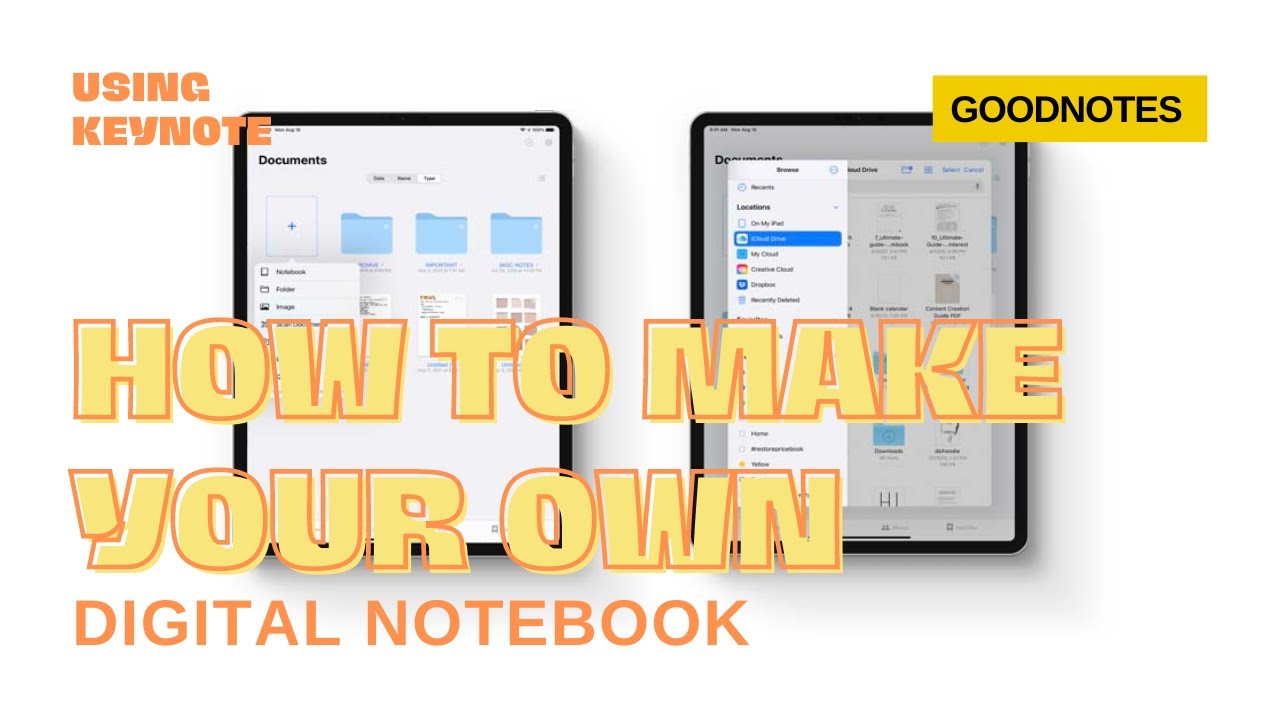 HOW TO CREATE A 5-SUBJECT DIGITAL NOTEBOOK USING KEYNOTE