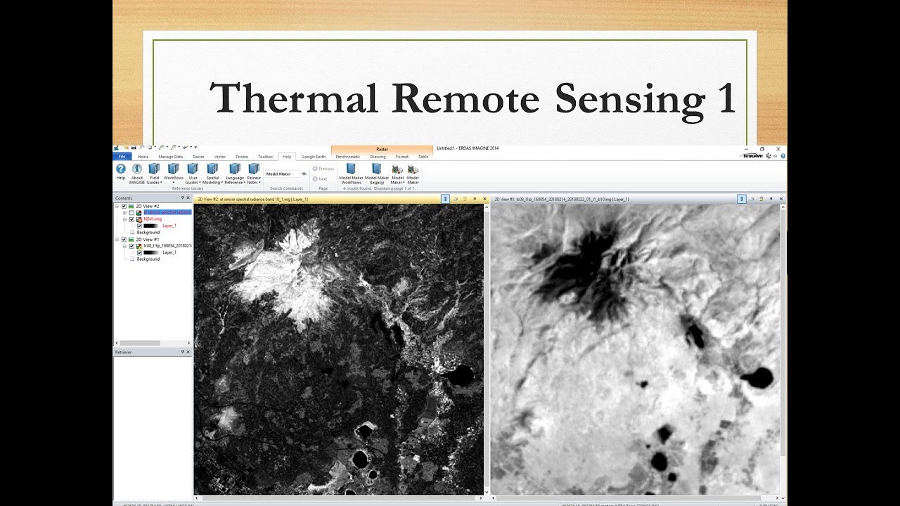 Thermal Remote Sensing 1 ( Land Surface Temperature calculation) in ERDAS IMAGINE