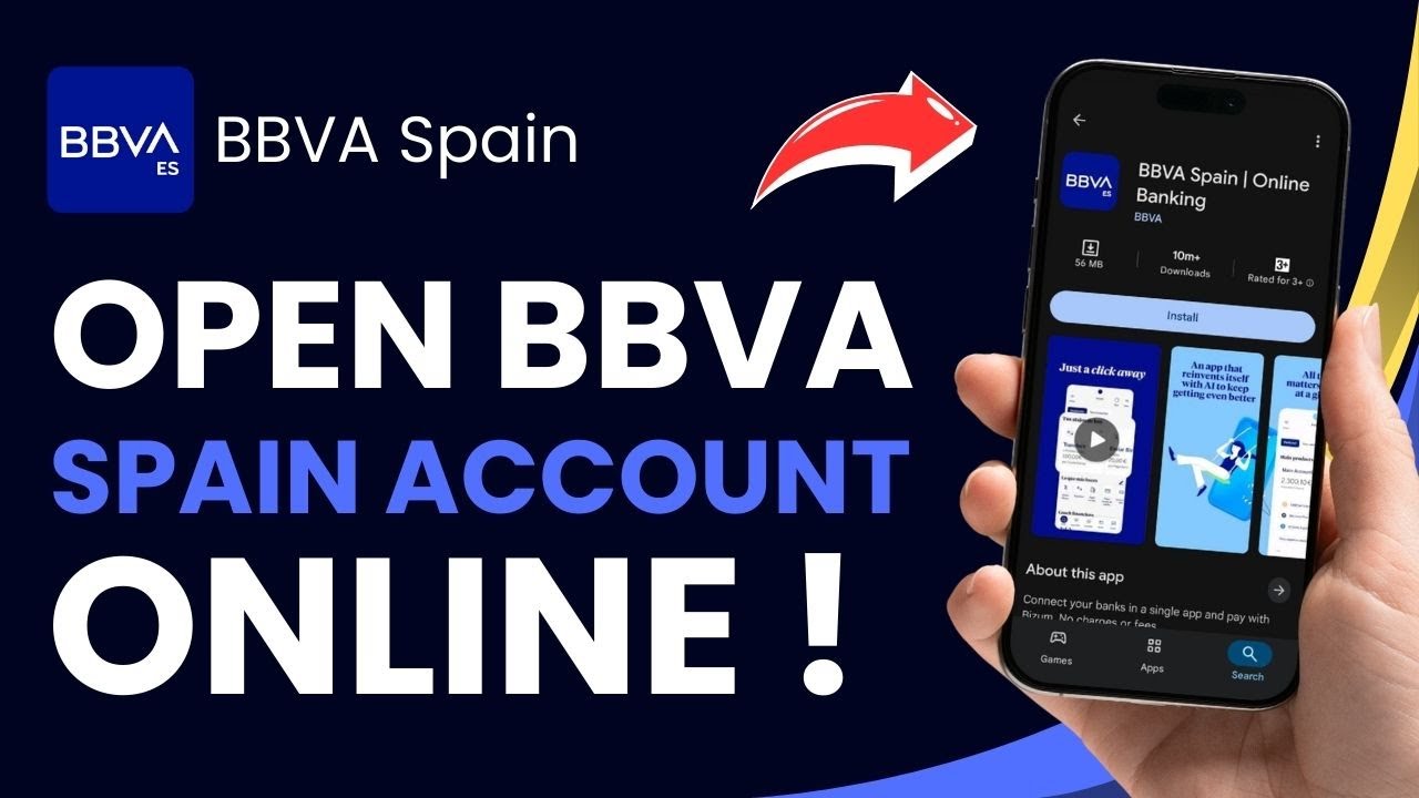 Как открыть счет BBVA Spain онлайн!