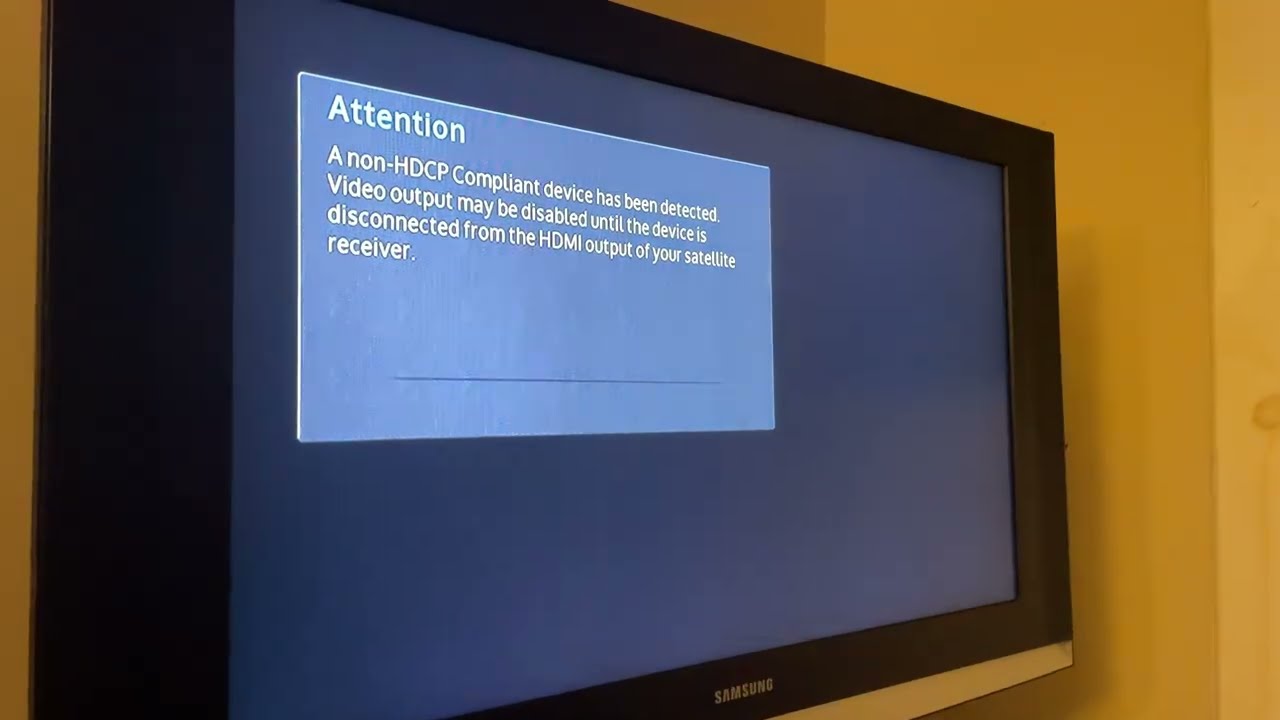 How To Fix A non-HDCP Compliant Device Has Been Detected HDMI