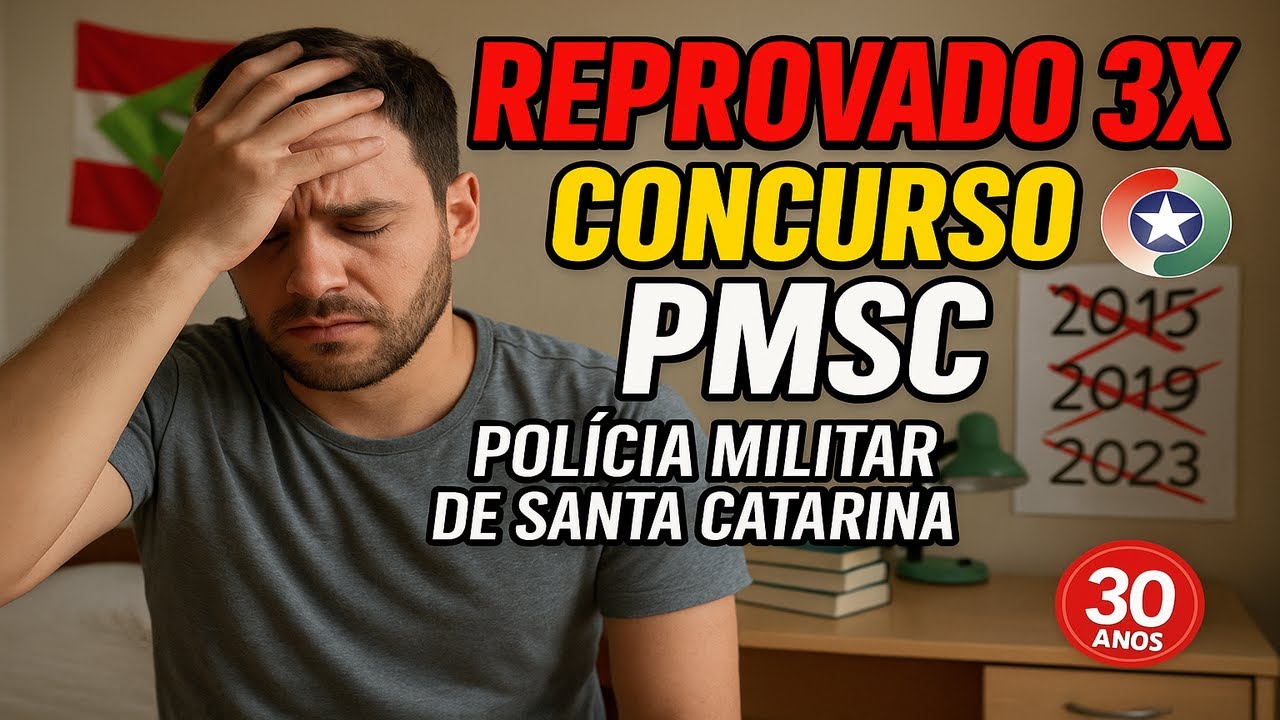 Sonhei por anos em fazer parte da PMSC. Apesar de todo esforço, não obtive êxito.