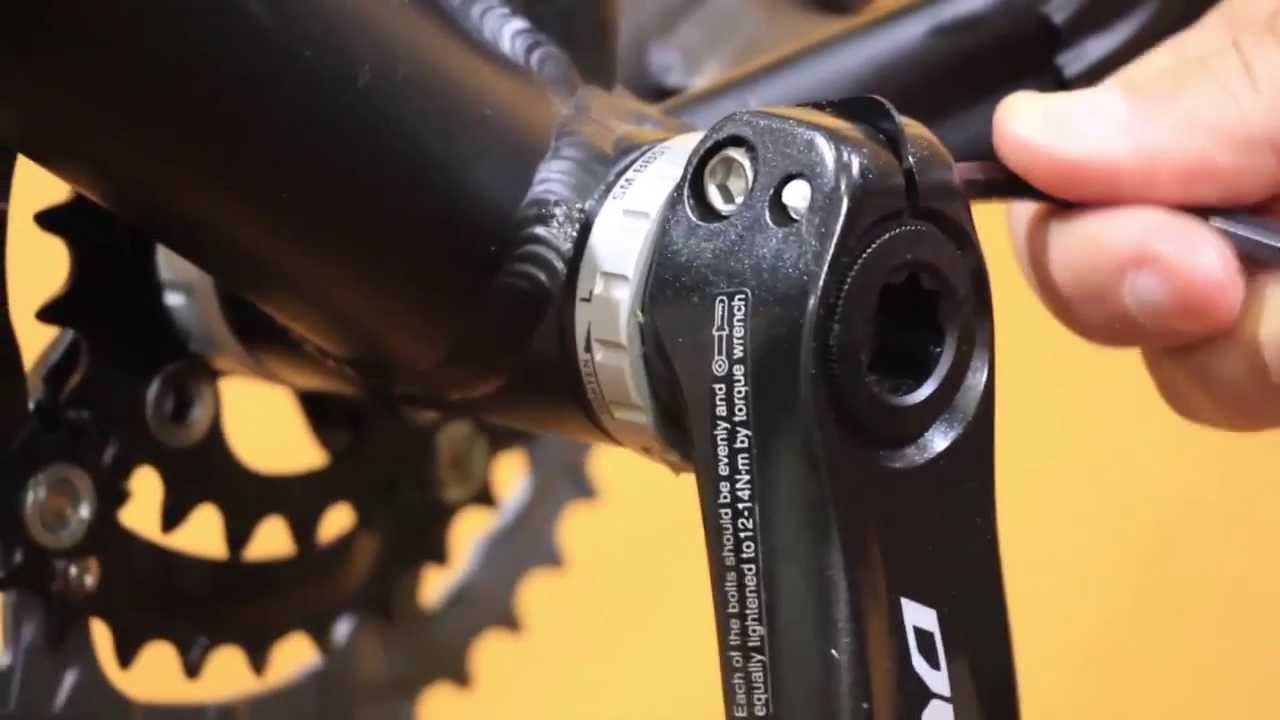Como colocar o pedivela integrado Deore Shimano