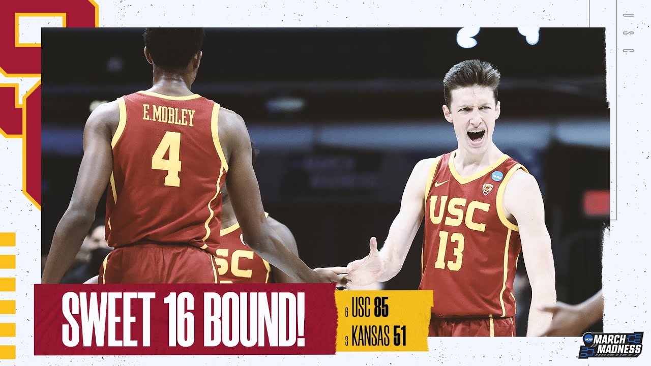 Kansas vs. USC - Second Round NCAA tournament extended highlights