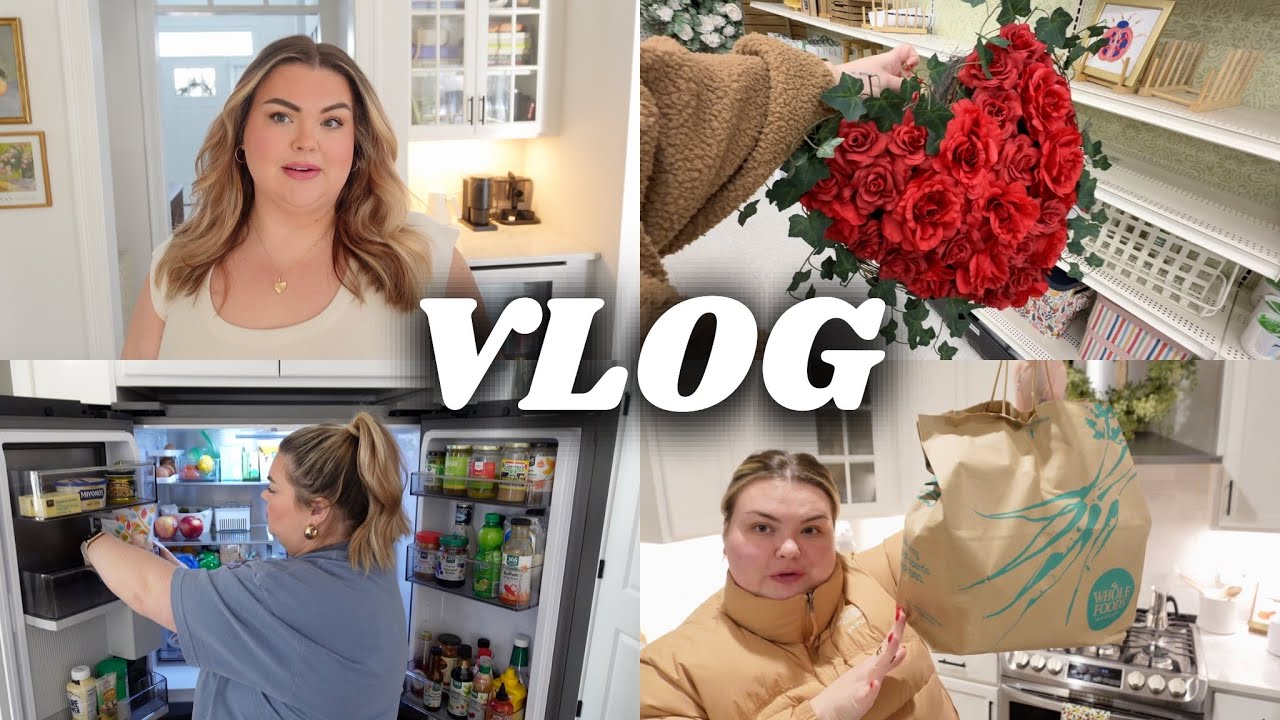 BABY CRIB TRANSITION CHAT, FRIDGE CLEANOUT, MICHAELS + DOLLAR TREE VALENTINES SHOPPING | VLOG