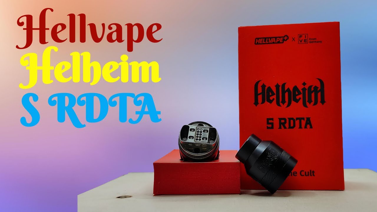 Helheim S RDTA Verdampfer von Hellvape. Die Geschmacks-Granate. Unboxing, Wickeln, Fazit in Deutsch