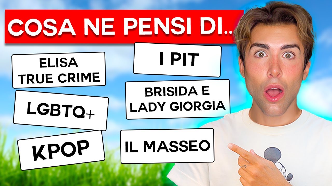 COSA NE PENSO DI...SENZA FILTRI! | GIANMARCO ZAGATO