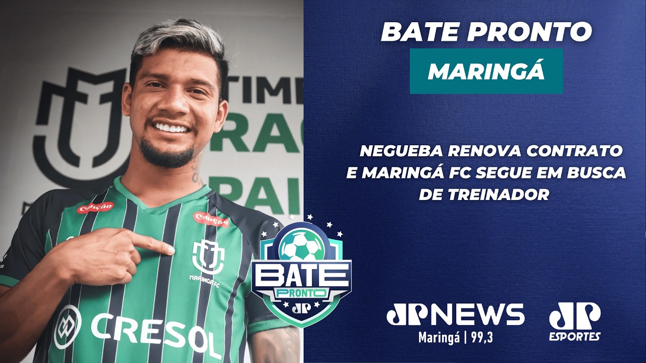 BATE PRONTO MARINGÁ 12/02/26 | NEGUEBA RENOVA ATÉ 2029 | JP News 99.3