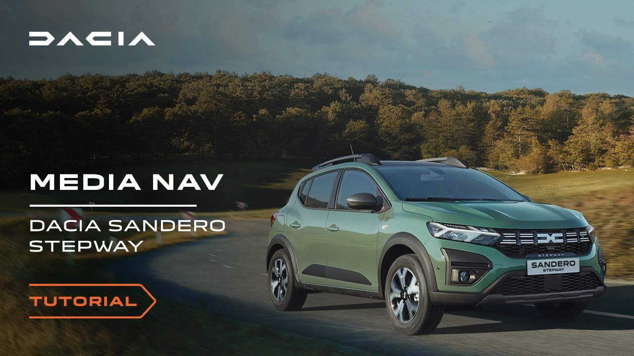 Dacia Sandero Stepway 2023: cómo usar Media Nav