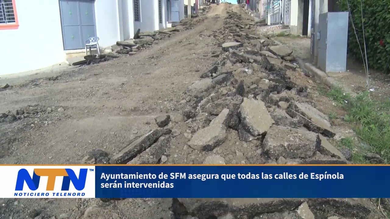 Ayuntamiento de SFM asegura que todas las calles del sector Espínola serán intervenidas