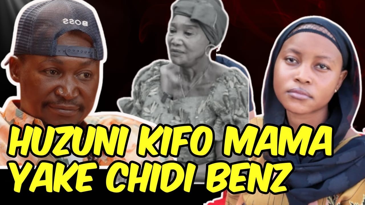 HUZUNI MTOTO WA CHID BENZ MASTAA WAKUBWA WAFURIKA KWA WINGI MSIBA WA MAMA MZAZI WA CHID BENZ