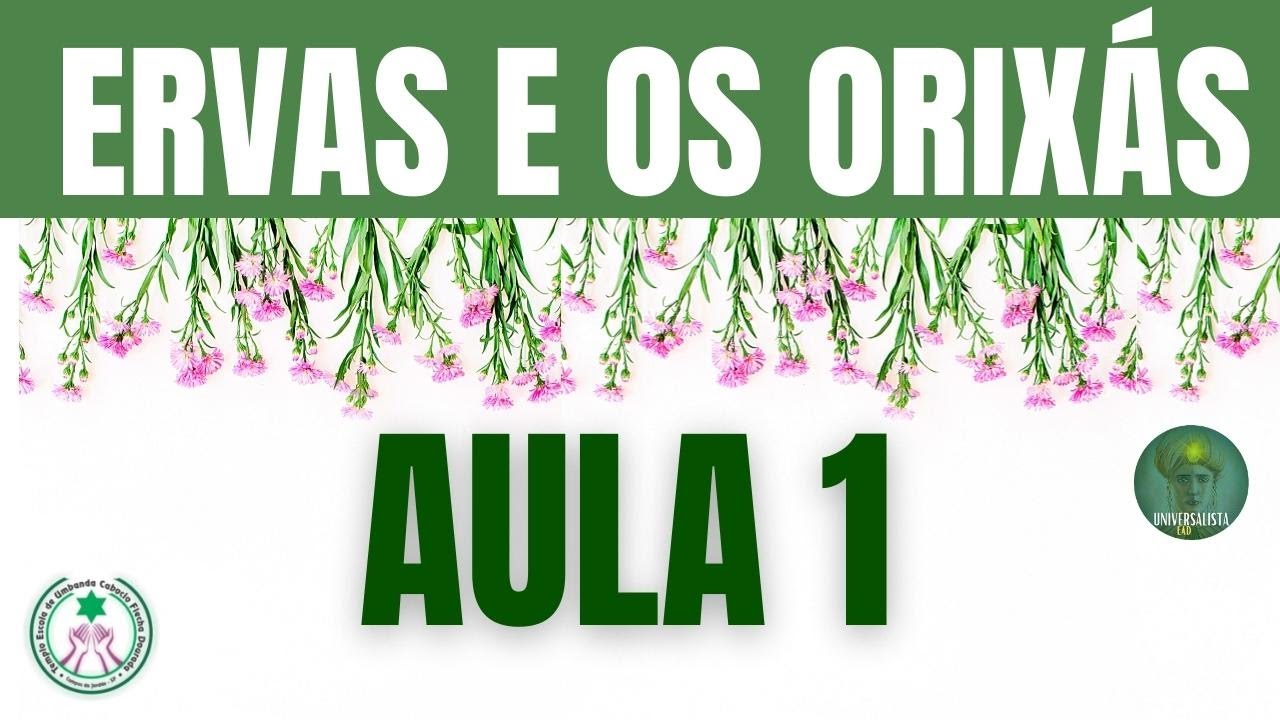 ENERGIA VEGETAL E CLASSIFICAÇÃO DAS ERVAS  CURSO ERVAS E OS ORIXÁS