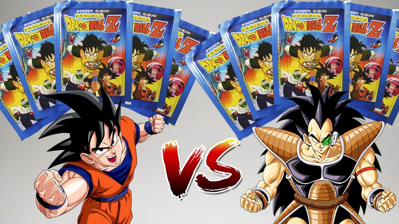 Simulación de batalla GOKU vs RADITZ | Album Dragon Ball Z1 Navarrete (reedición)