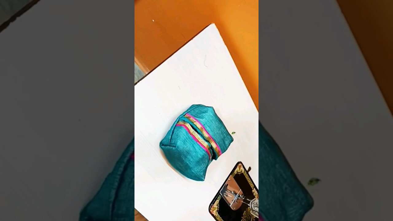 Tissue Box Cover | Tutorial #reuse #diy #namita #craft #easybag #fashion #namitacreative #sewing