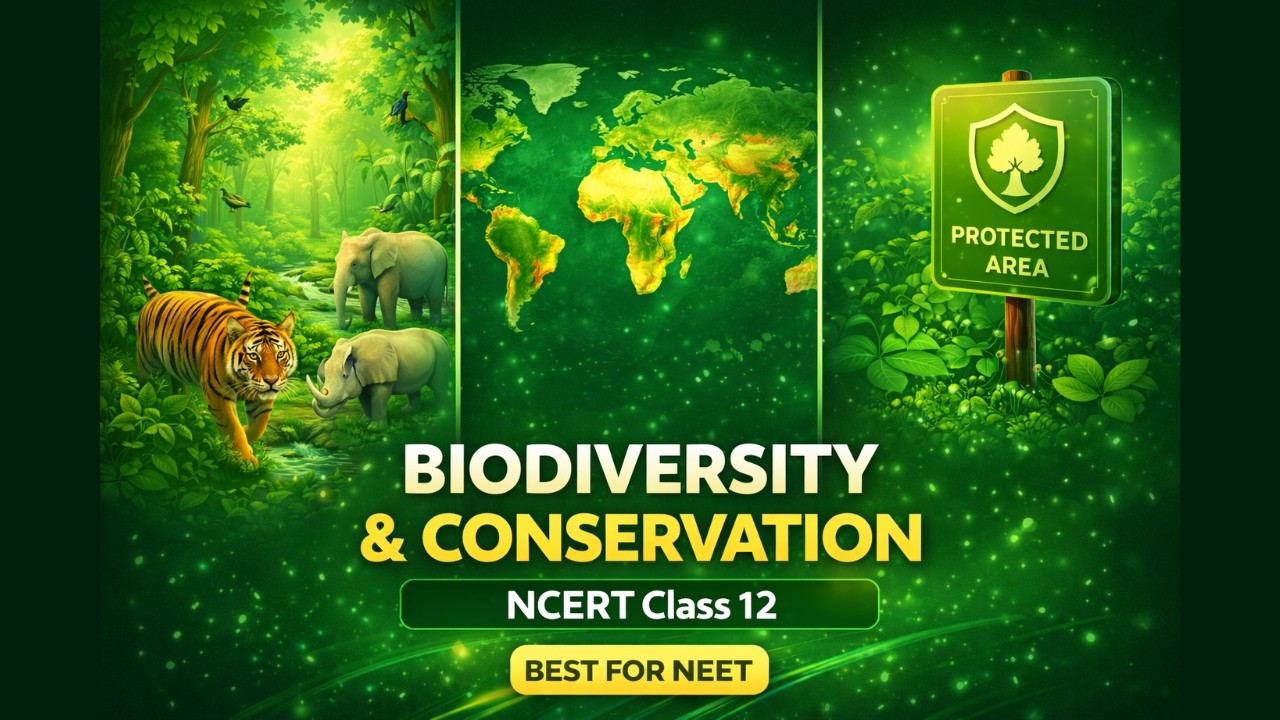 Biodiversity and Conservation | NCERT Biology Class 12 | 3d Animated | Best for NEET