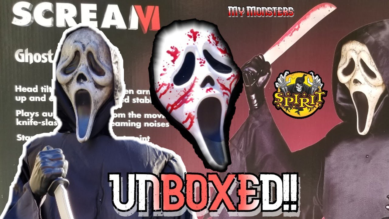 SCREAM UNBOXED!! Spirit Halloween Animatronic | 100 Nights to Halloween Ep 95