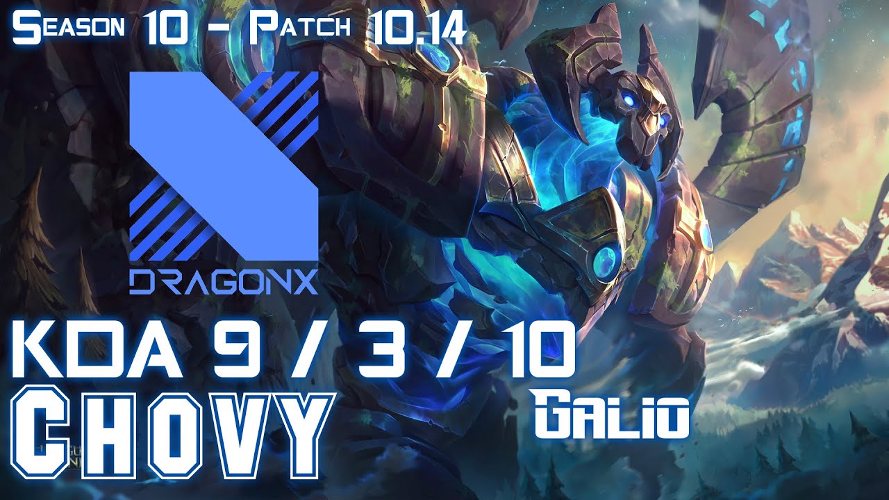 DRX Chovy GALIO vs JAYCE Mid - Patch 10.14 KR Ranked