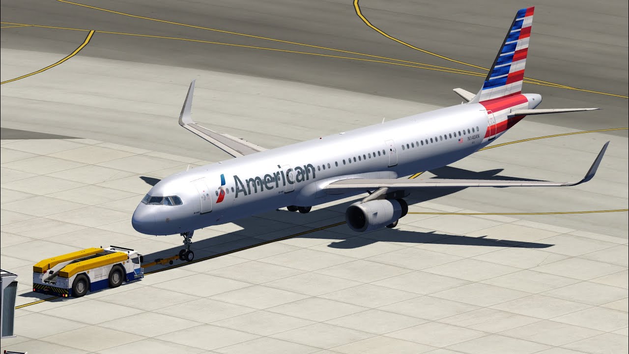 AeroflyFS Global - Airbus A321-200 Pre-flight, Engine Start, Taxi and Takeoff Tutorial.