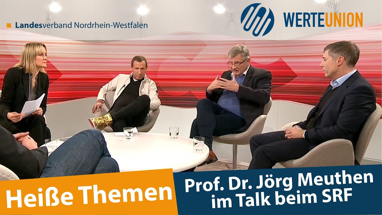 J&ouml;rg Meuthen im Talk beim SRF - das Ende des 