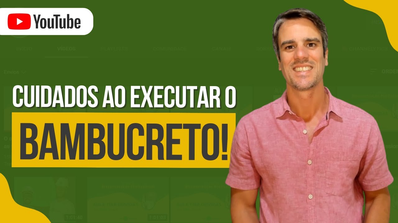 Cuidados ao executar o bambucreto