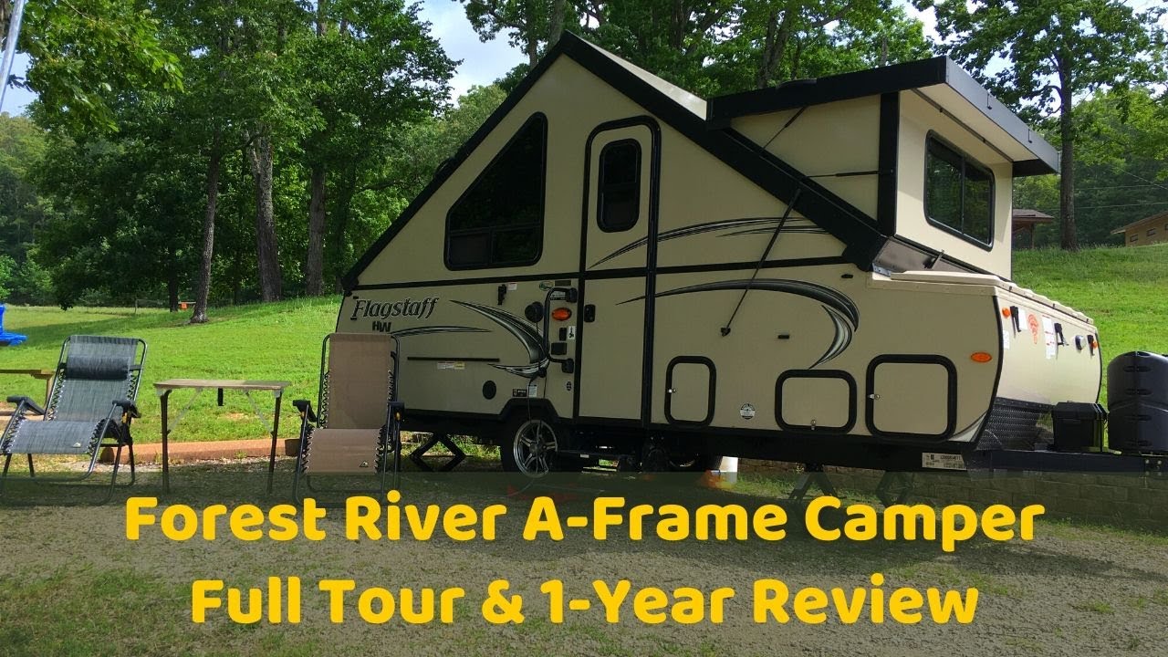 Forest River Travel Trailer: Flagstaff A-Frame 1 Year Review -  2018 Flagstaff 21TBHW