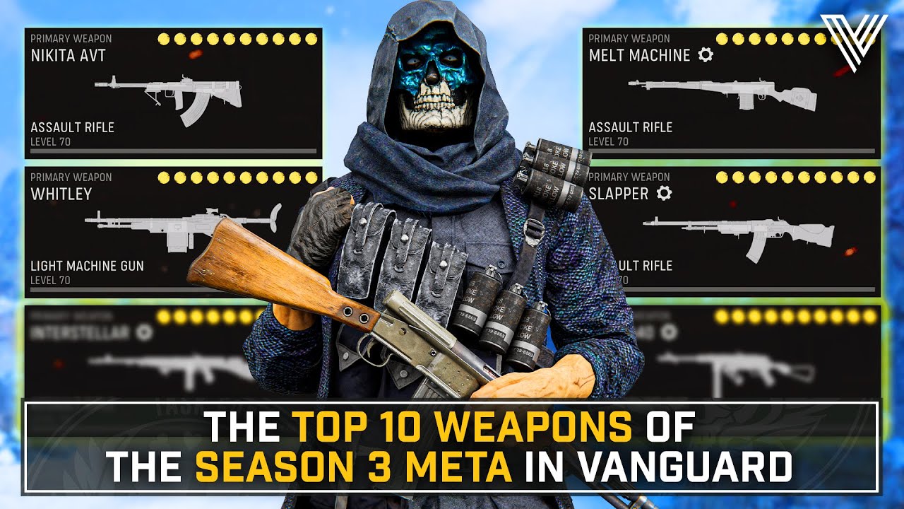 VANGUARD: The TOP 10 BEST GUNS of the SEASON 3 META... (Top 10 Best Classes)
