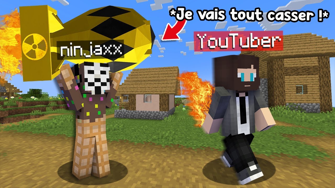 J'ai détruit le Serveur Minecraft d'un YouTuber en Live..