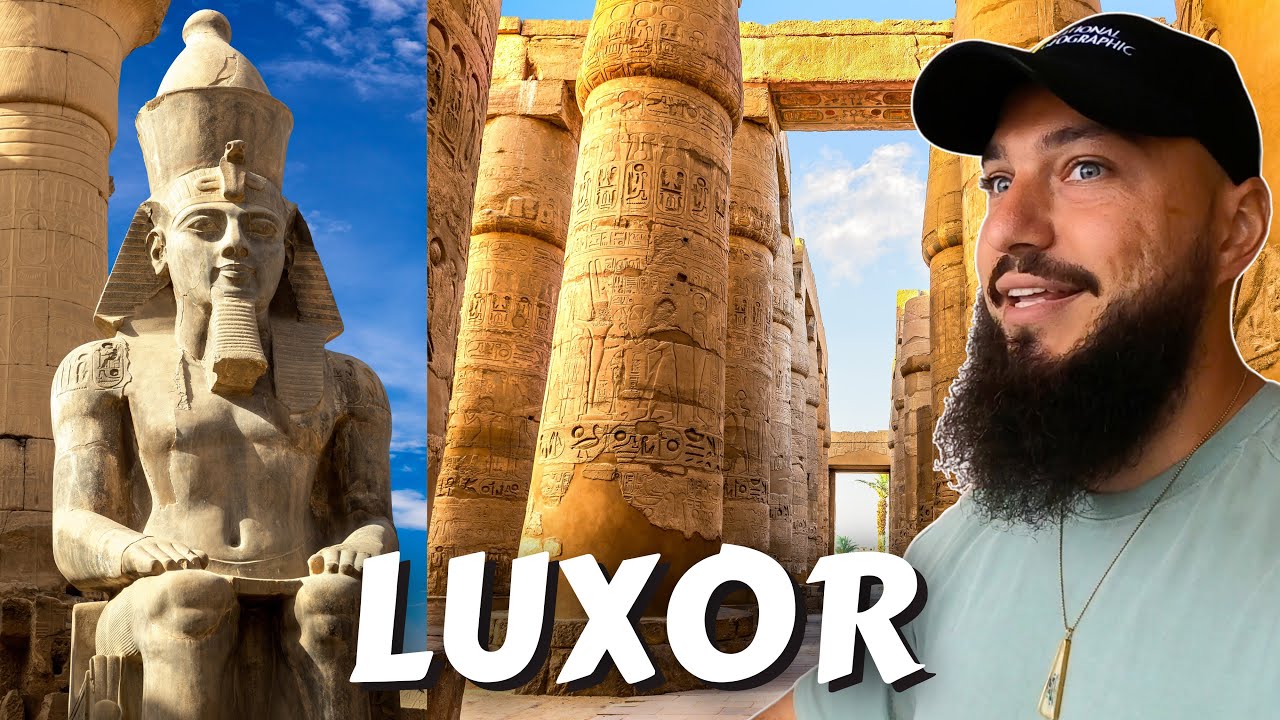 Almost Broke My Leg As Luxor Temple Took My Breath Away - Ancient Egypt Is Mind-blowing 🇪🇬