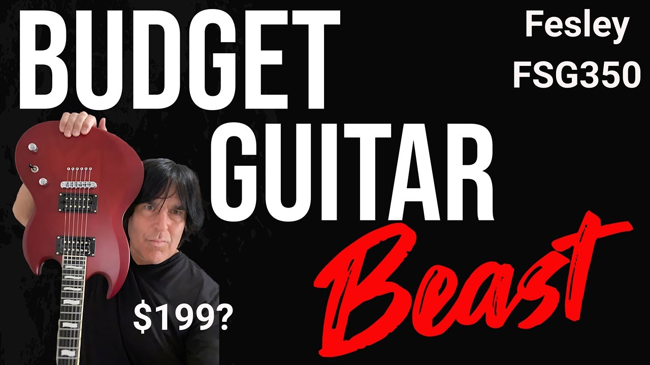 Эта гитара за 199 долларов слишком хороша, чтобы быть правдой? Обзор Fesley FSG350 Tornado!