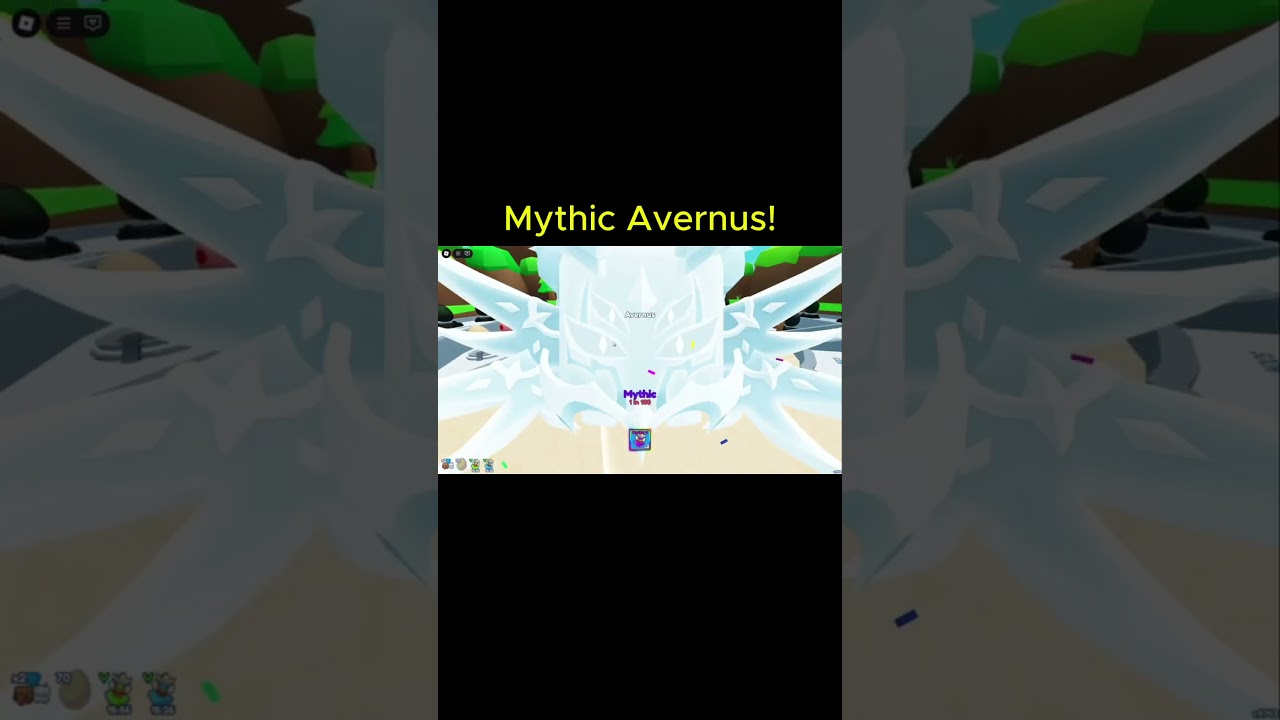 Hatching secret mythic avernus from season pass!  #bubblegumsimulatorinfinity #bubblegum #secretpet