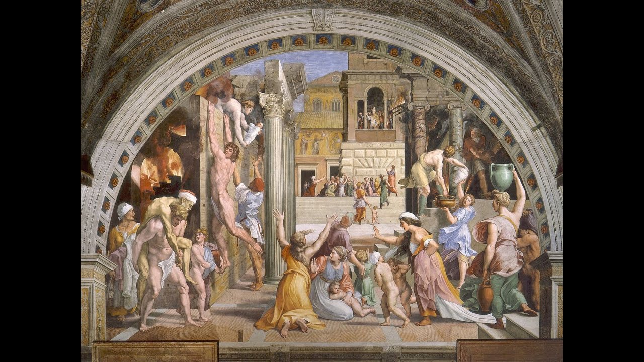 Rooms of Raphael - Room of the Fire of Borgo - Mario Bernardi