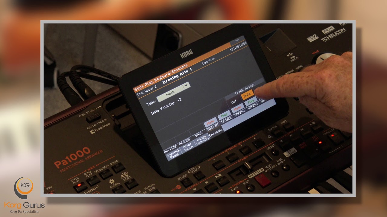 KORG Pa1000  - The Ensemble Feature