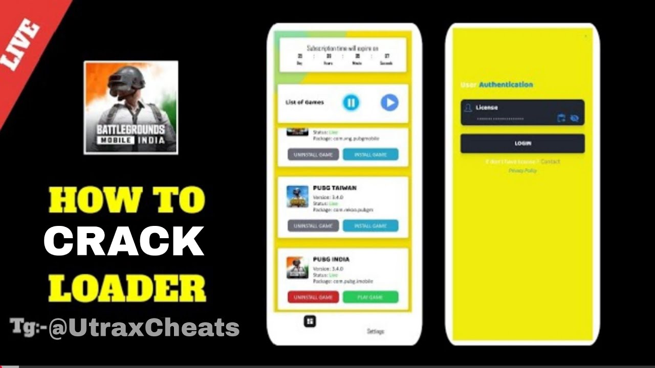 Bgmi Loader4.0 Cracking / Crack Any Loader By This Trick | Sixty9 Loader Cracked By UtraxCheats| 