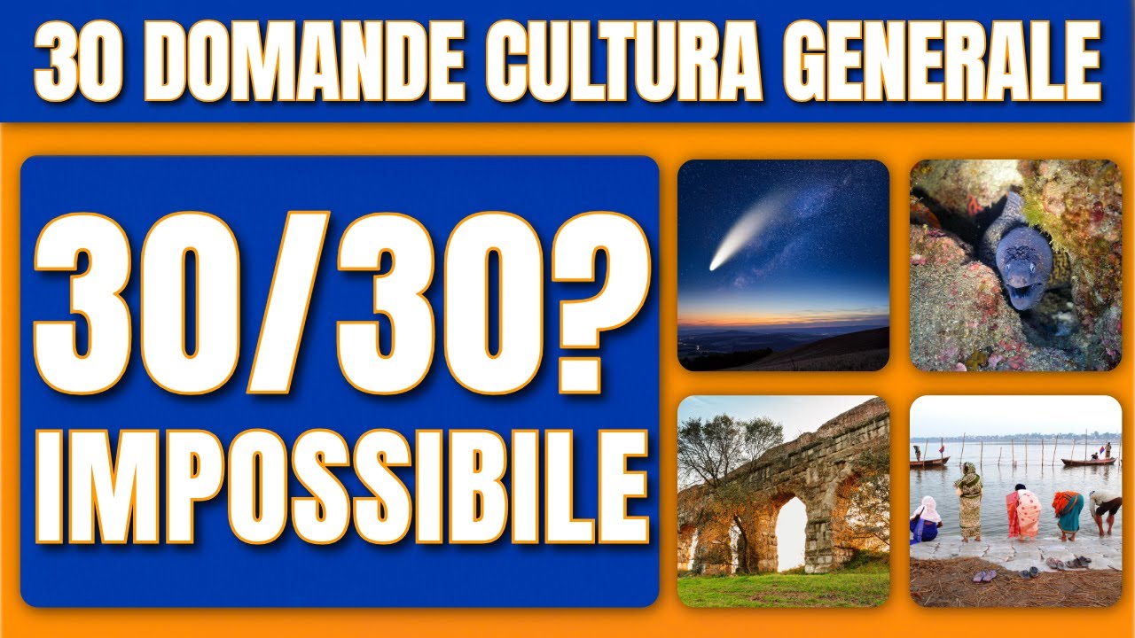 Quiz di Cultura Generale: 30 Domande per Testare le Tue Conoscenze