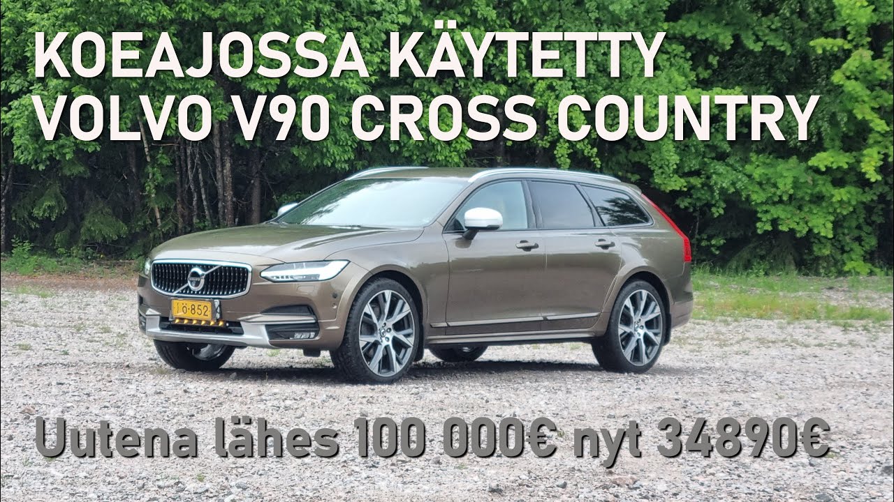 Koeajossa käytetty Volvo V90 Cross Country D5 - Uutena 100 000 euroa