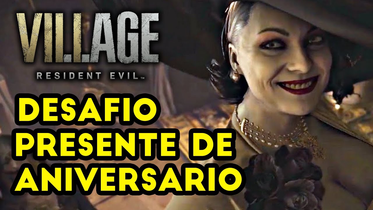 Como conseguir 52911 Lei! Desafio Presente de Anivers&aacute;rio Resident Evil Village! 52911 Lei!