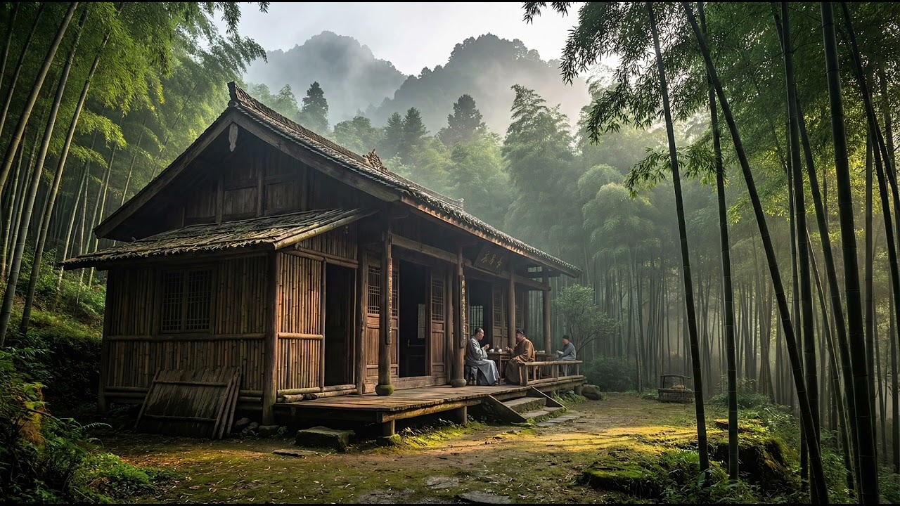 Relaxing Chinese Tea House Ambience for Study & Sleep