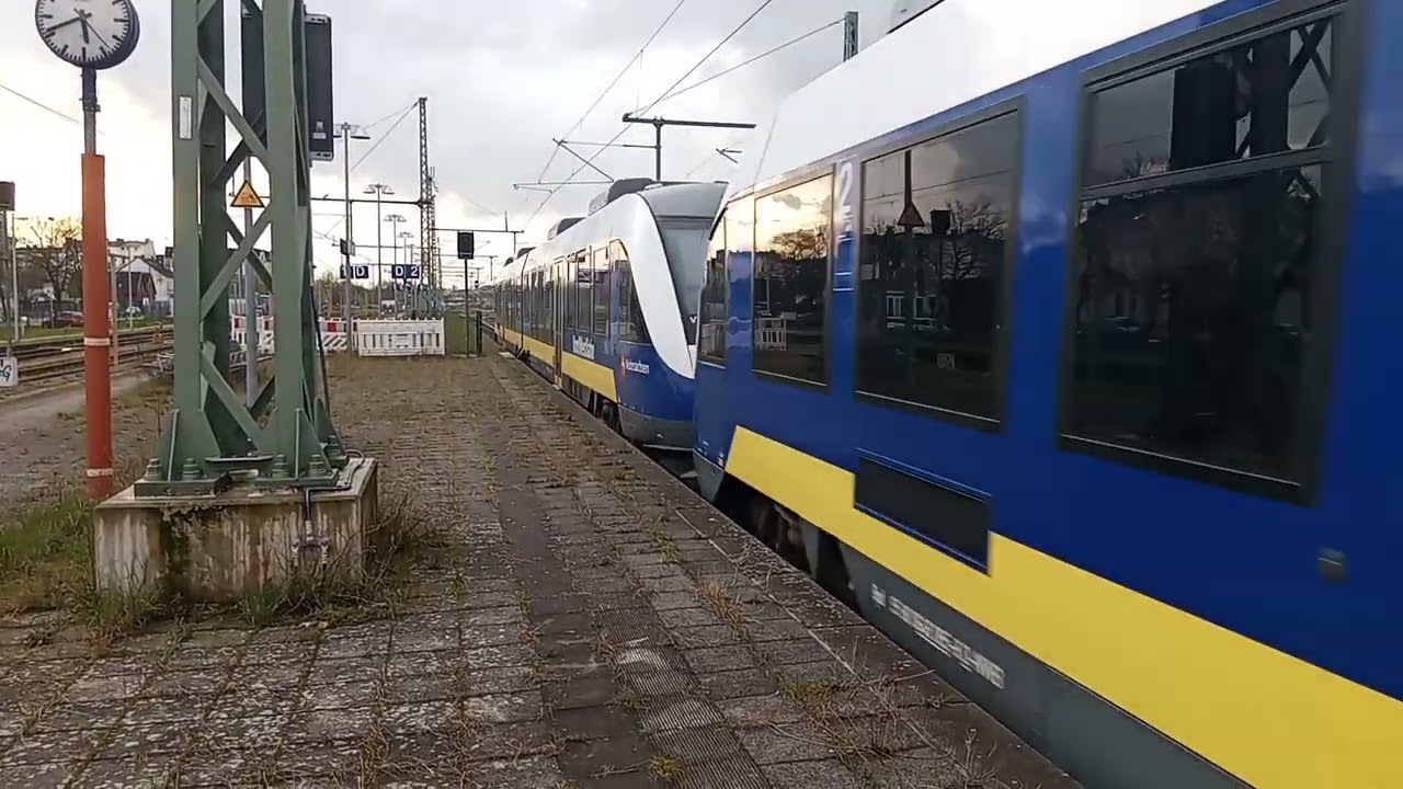 Bahnverkehr im Bahnhof Wilhelmshaven