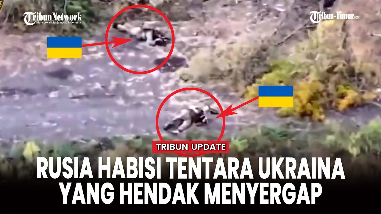 Drone Rusia Habisi Tentara Ukraina saat Menembaki Posisi Pasukan Moskow