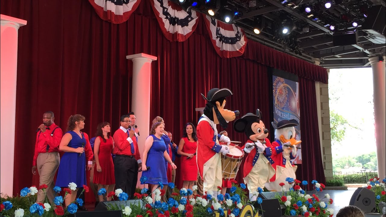 Epcot - Voices of Liberty Fourth of July 2015 Concert